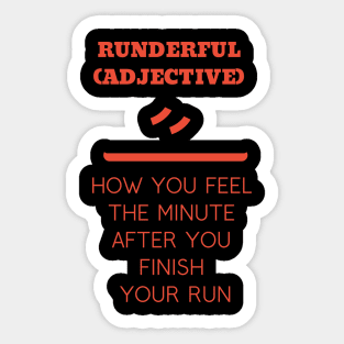 Best Funny Gift Idea for Running Lovers Sticker